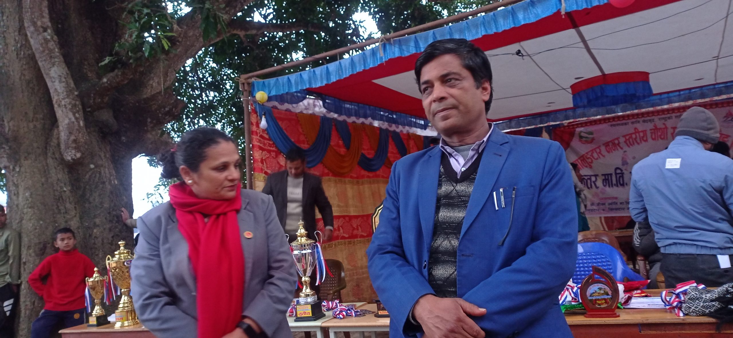 चौथो पालुङ्‌टार नगरपालिका स्तरीय राष्ट्रपति रनिङसिल्ड अन्तर मावि खेलकुद प्रतियोगिताको उपाधि अमर ज्योति जनता मावि लाई