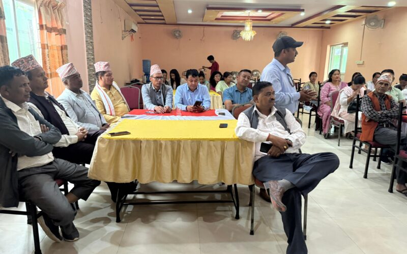 नगर क्षेत्रमा व्याप्त प्लाष्टिकजन्य फोहरमैला व्यवस्थापनका लागि सात बुँदे प्रतिबद्धता जारी