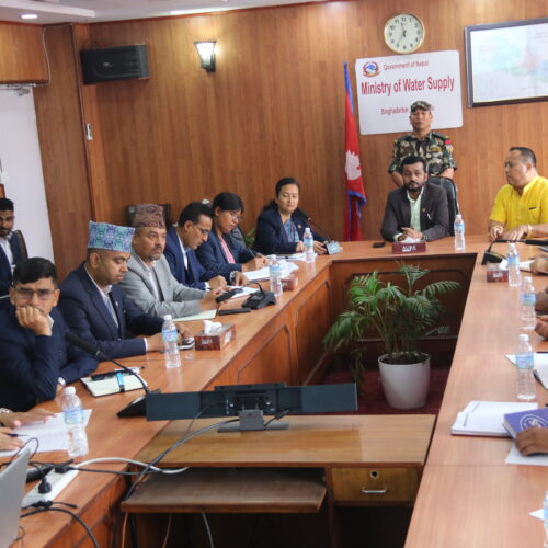 साउन महिनाभित्रै वीरगञ्जमा खानेपानी आयोजनाहरूको टेण्डर आह्वान हुन्छ : मन्त्री यादव