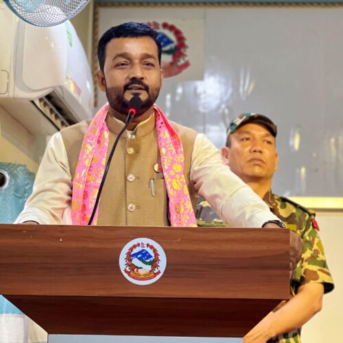 कन्याम–पञ्चकन्या खानेपानी योजनाको काम चाडो सम्पन्न नगरे ठेक्का रद्द गर्छौँ : मन्त्री यादव