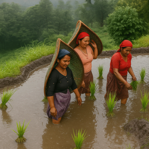 मुलुकभर धान रोपाइँ ९४% पूरा, सुदूरपश्चिममा सबैभन्दा बढी