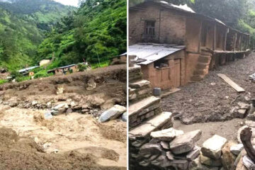 बाजुरामा बाढी विपत्ति: ११ घर बगे, दर्जनौं संरचना जोखिममा